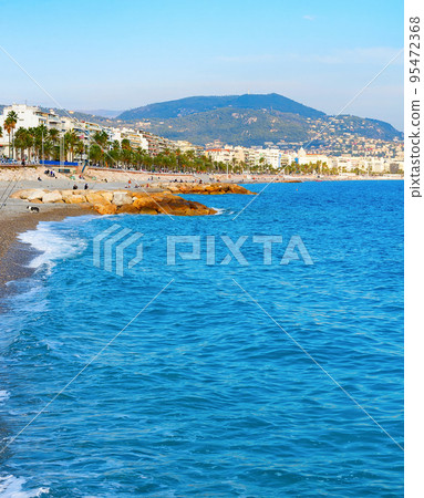 Seascape beach coast cityscape NIce Seascape beach coast cityscape NIce 95472368