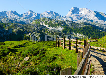 Rocky landscape of Picos de Europa 95473144