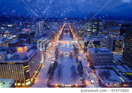 冬季大通公園（北海道札幌） 95473660