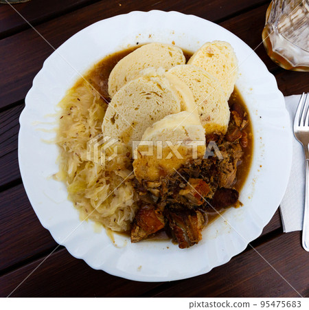 Moravsky vrabec, typical czech dish Moravsky vrabec, typical czech dish 95475683