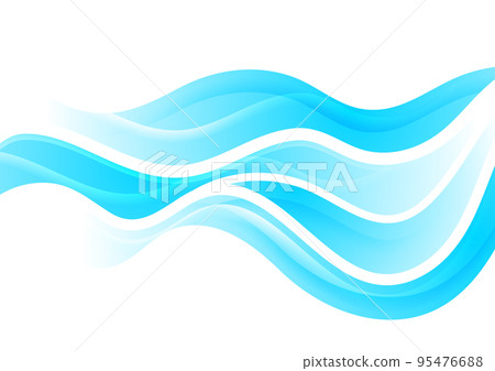 Blue white abstract wavy pattern background Blue white abstract wavy pattern background 95476688