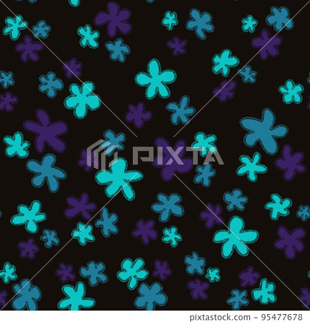 Trendy fabric pattern with miniature azure,blue flowers. Fashion design Trendy fabric pattern with miniature azure,blue flowers. Fashion design 95477678