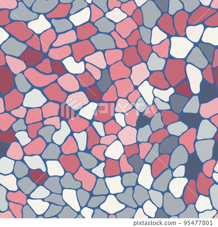 Terrazzo modern trendy colorful seamless pattern with chaotic small pieces Terrazzo modern trendy colorful seamless pattern with chaotic small pieces 95477801