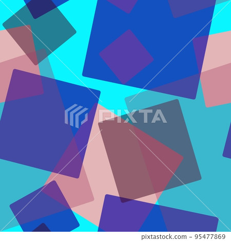 Seamless pattern of randomly arranged squares of colored motley Seamless pattern of randomly arranged squares of colored motley 95477869