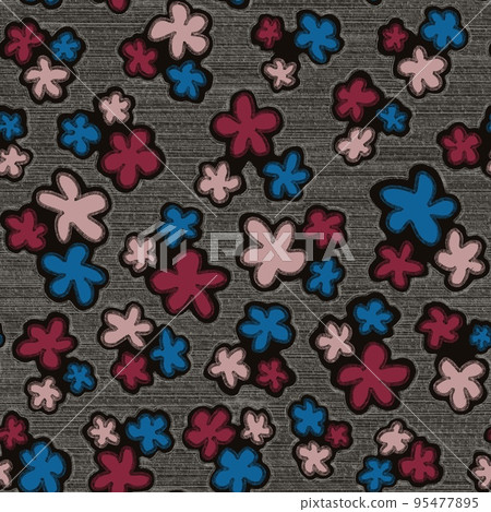 Trendy fabric pattern with miniature flowers. Fashion design.Pastel shades Trendy fabric pattern with miniature flowers. Fashion design.Pastel shades 95477895