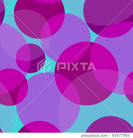 Seamless pattern of randomly arranged circles pink purple shades Seamless pattern of randomly arranged circles pink purple shades 95477905