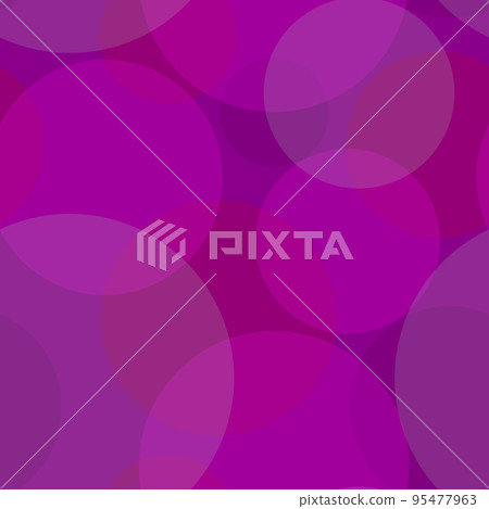 Seamless pattern of randomly arranged circles lilac pastel shades 95477963