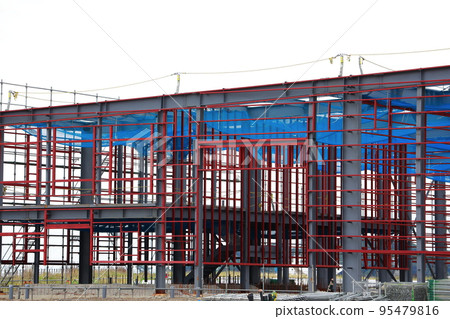 Factory construction Steel frame Factory construction Steel frame 95479816