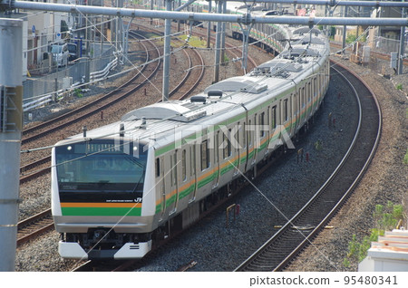 東北本線233系上野東京線快速服務 東北本線233系上野東京線快速服務 95480341