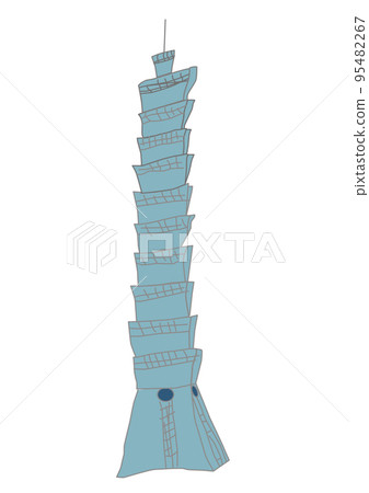 台灣小學生畫的台北101 95482267