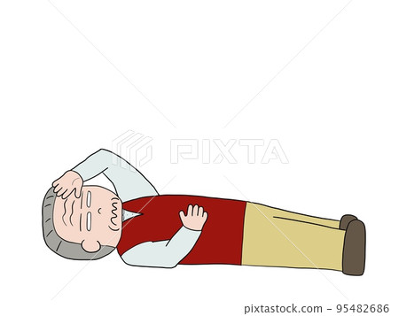 老人摔倒 老人摔倒 95482686