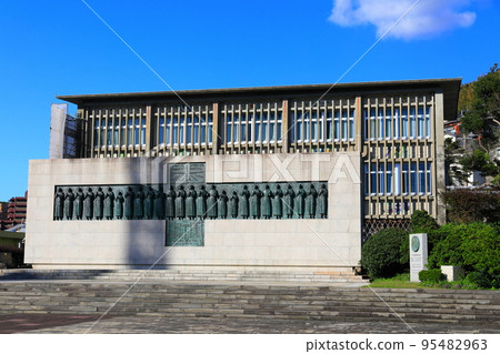 [Nagasaki Prefecture] Twenty-six Martyrs Memorial Hall in sunny weather 95482963