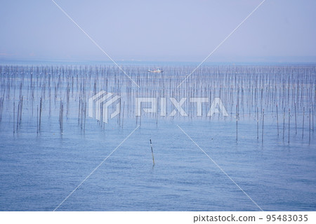 Seaweed farming in the Ariake Sea (Kumamoto Prefecture) Seaweed farming in the Ariake Sea (Kumamoto Prefecture) 95483035