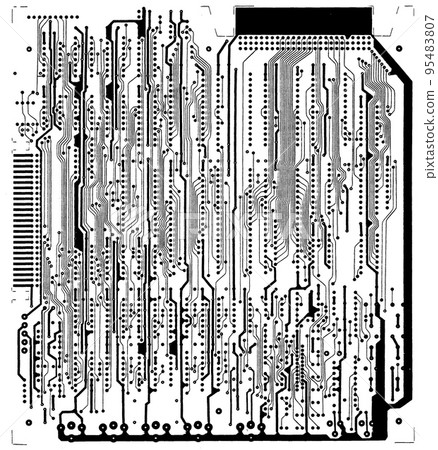 real circuit board 95483807