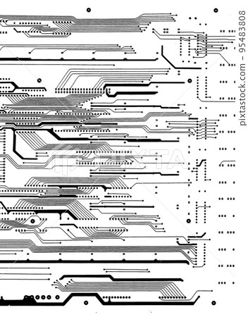 real circuit board 95483808