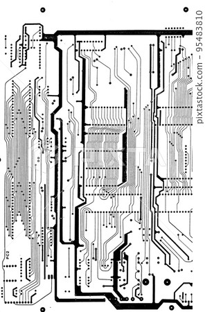 real circuit board 95483810
