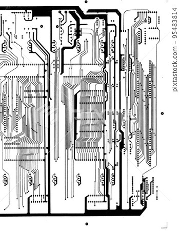 real circuit board 95483814