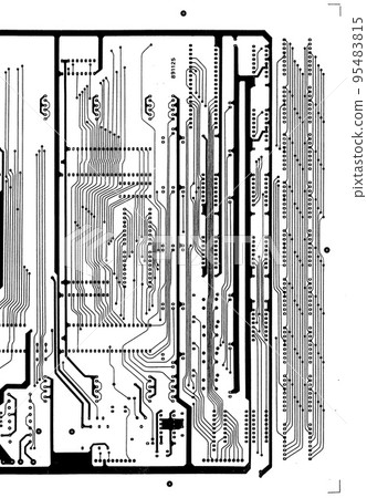 real circuit board 95483815