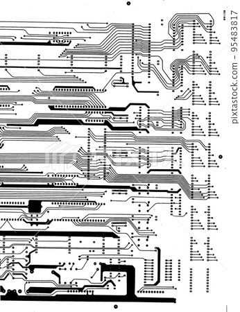 real circuit board 95483817