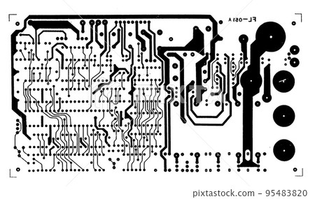 real circuit board 95483820