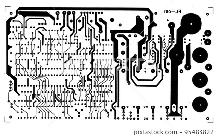 real circuit board 95483822