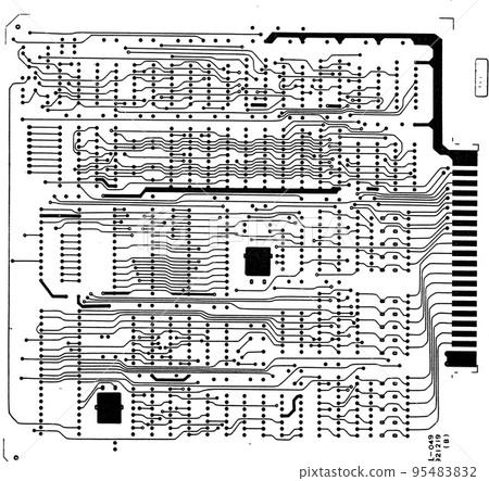 real circuit board real circuit board 95483832