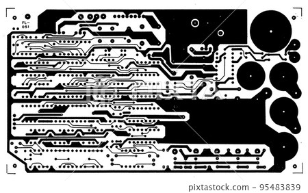 real circuit board 95483839