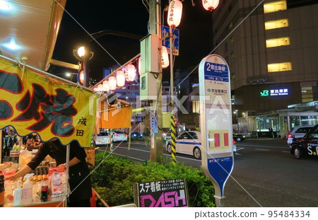 In front of Ebisu Station on a festival day, Tokyo In front of Ebisu Station on a festival day, Tokyo 95484334