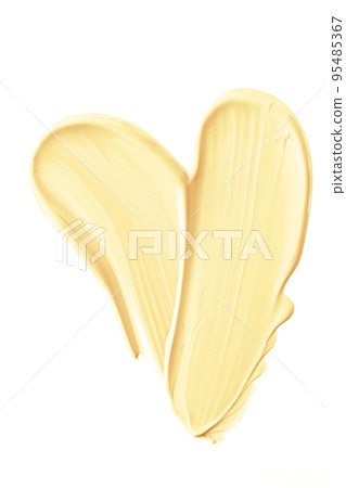 Pastel orange beauty swatch, skincare and makeup cosmetic product sample texture isolated on white background, make-up smudge, cream cosmetics smear or paint brush stroke closeup Pastel orange beauty swatch, skincare and makeup cosmetic product sample texture isolated on white background, make-up smudge, cream cosmetics smear or paint brush stroke closeup 95485367