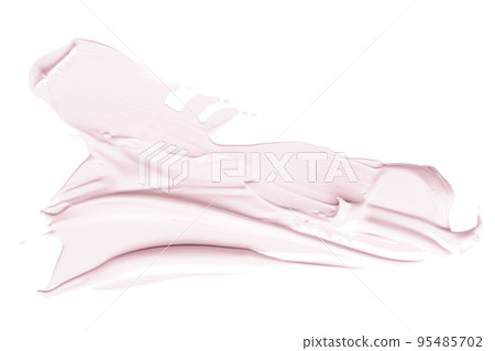 Pastel beauty swatch, skincare and makeup cosmetic product sample texture isolated on white background, make-up smudge, cream cosmetics smear or paint brush stroke closeup Pastel beauty swatch, skincare and makeup cosmetic product sample texture isolated on white background, make-up smudge, cream cosmetics smear or paint brush stroke closeup 95485702