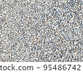 Top view of stone textures, texture of rubble, stones arrangement 95486742