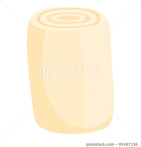 Roll icon cartoon vector. Medical wool. Doctor swab Roll icon cartoon vector. Medical wool. Doctor swab 95487136