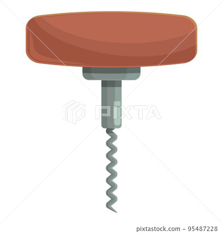 Bottle opener icon cartoon vector. Wine cellar. Winery store Bottle opener icon cartoon vector. Wine cellar. Winery store 95487228