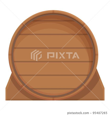 Pub barrel icon cartoon vector. Wine cellar. Drink food Pub barrel icon cartoon vector. Wine cellar. Drink food 95487265