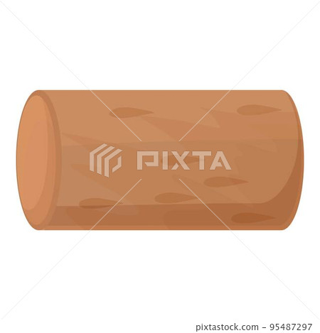 Wine bottle cork icon cartoon vector. Cellar winery. Drink bar 95487297