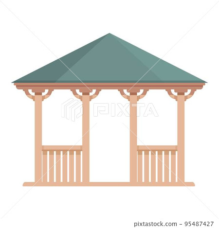 City pergola icon cartoon vector. Wedding house. Home nature City pergola icon cartoon vector. Wedding house. Home nature 95487427