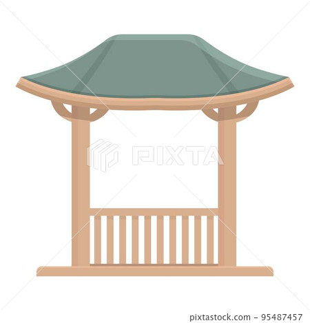 japanese gazebo clipart