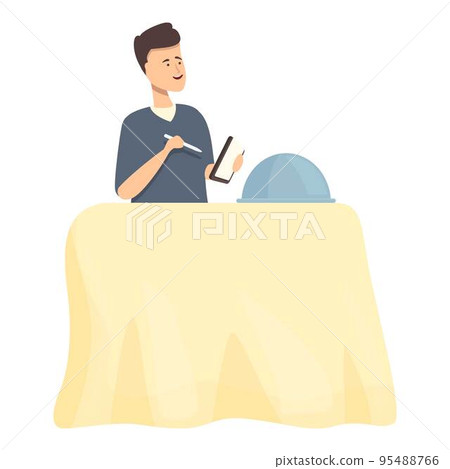 Rating social icon cartoon vector. Food critic. Wine expert Rating social icon cartoon vector. Food critic. Wine expert 95488766