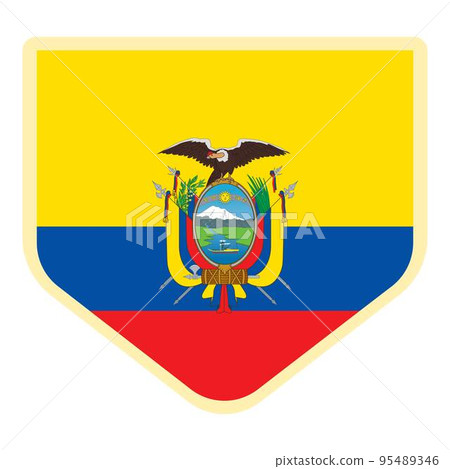 National flag icon cartoon vector. Travel culture. Freedom day 95489346