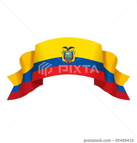 Patriotic flag icon cartoon vector. Travel culture. National day 95489418