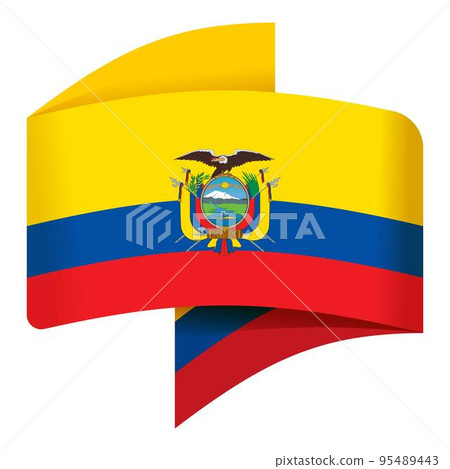 National ecuador icon cartoon vector. Travel culture. Emblem circle 95489443