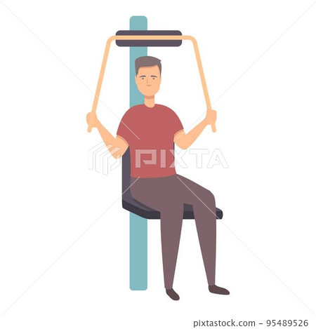 Sport exercise icon cartoon vector. Street workout. Park equipment Sport exercise icon cartoon vector. Street workout. Park equipment 95489526