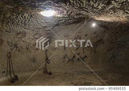 interior of Boldogko Castle (prison), Hungary 95489535