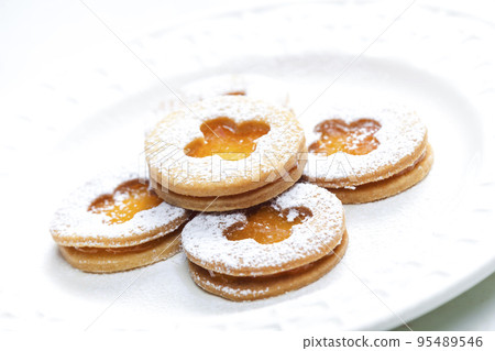 still life of Christmas cookies 95489546