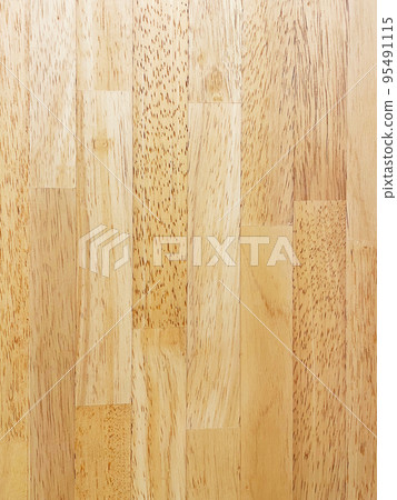 A vertical background image of a light brown grained laminated beech plank surface A vertical background image of a light brown grained laminated beech plank surface 95491115