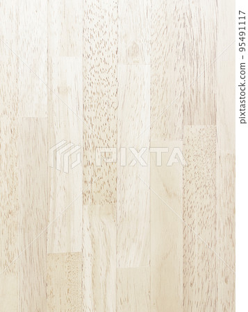Vertical background image of a light white wood grained laminated beech plank surface Vertical background image of a light white wood grained laminated beech plank surface 95491117