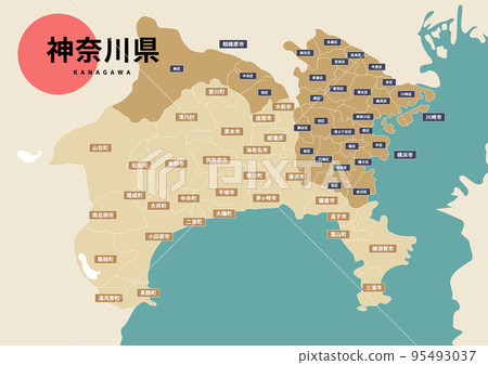 地圖（附地名） - 神奈川縣 95493037