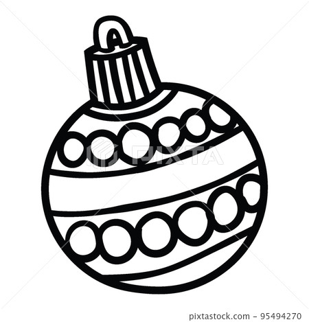 Isolated Christmas Ball Isolated Christmas Ball 95494270