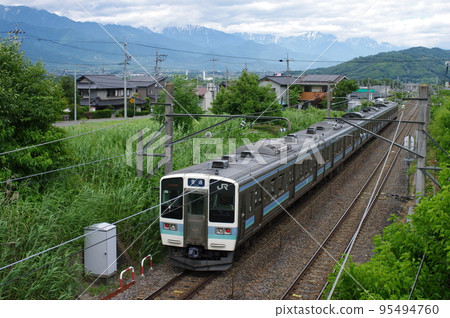 筱井線近田澤地方電車211系列 95494760