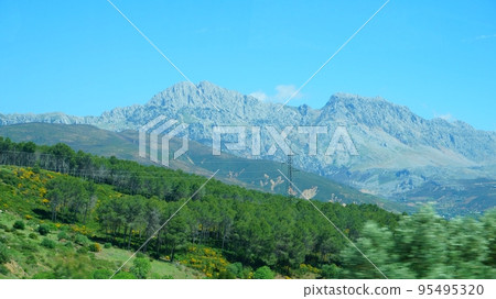 From the train window from Rabat to Chefchaouen [Morocco] 95495320